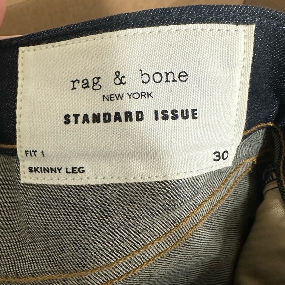 Rag & Bone Navy Jeans Size 30 - Picture 5 of 5